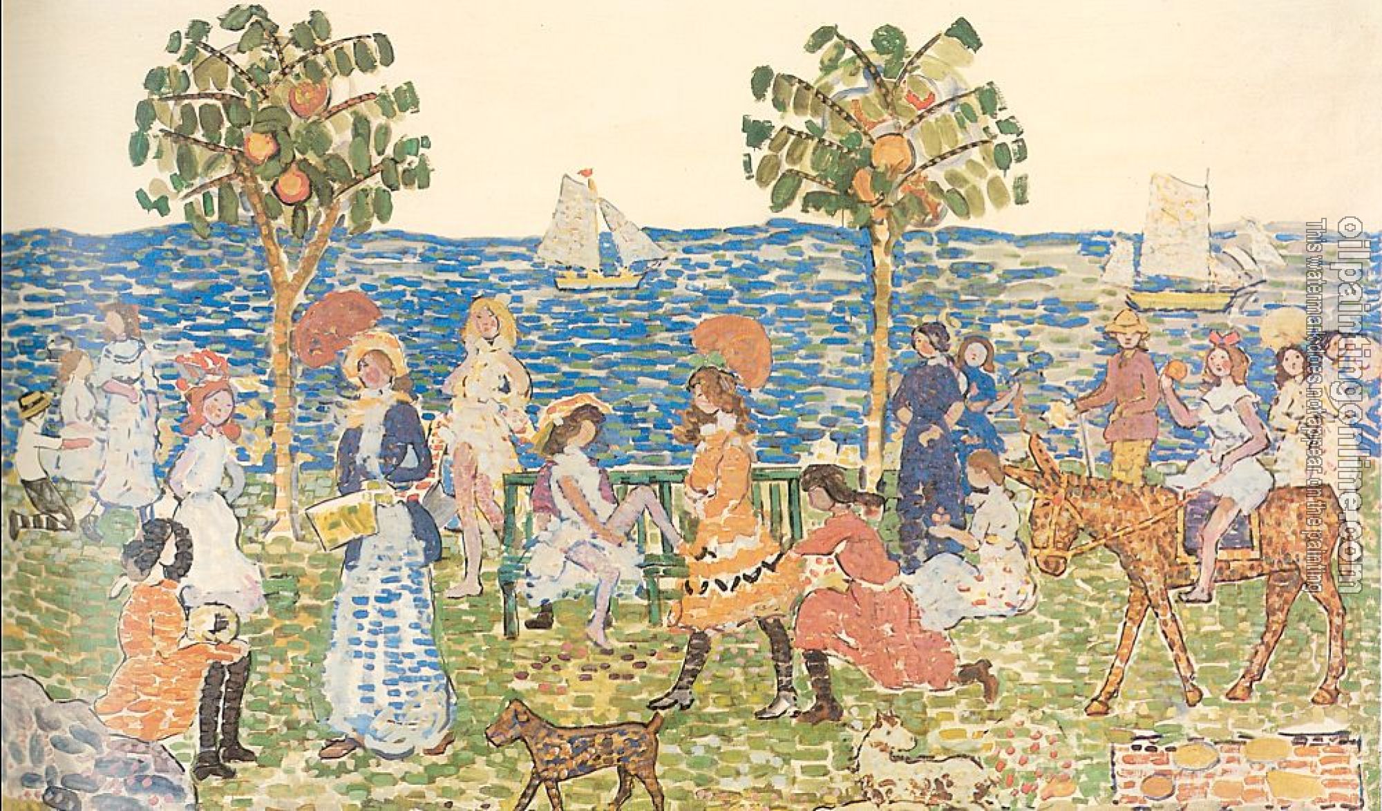 Prendergast, Maurice Brazil - Promenade